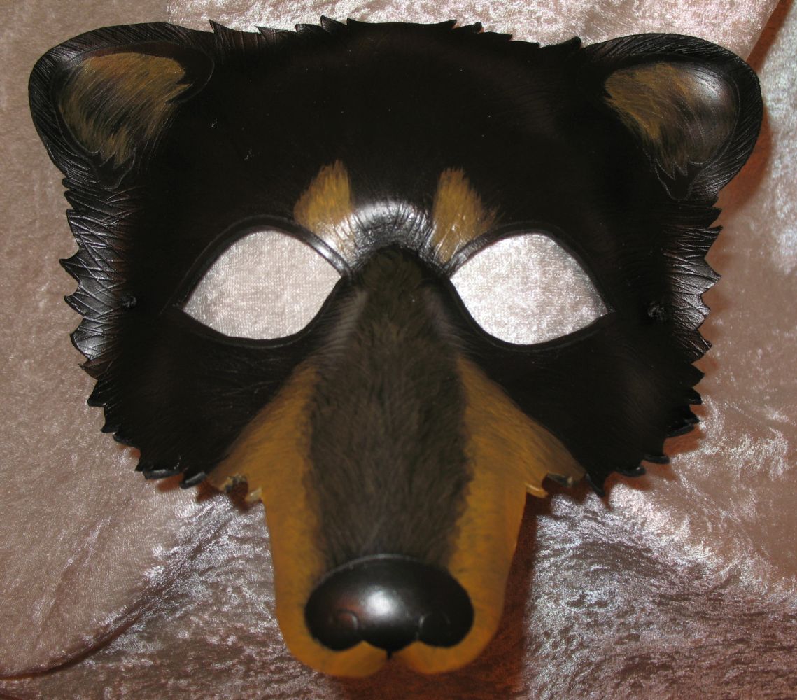 Black bear mask.